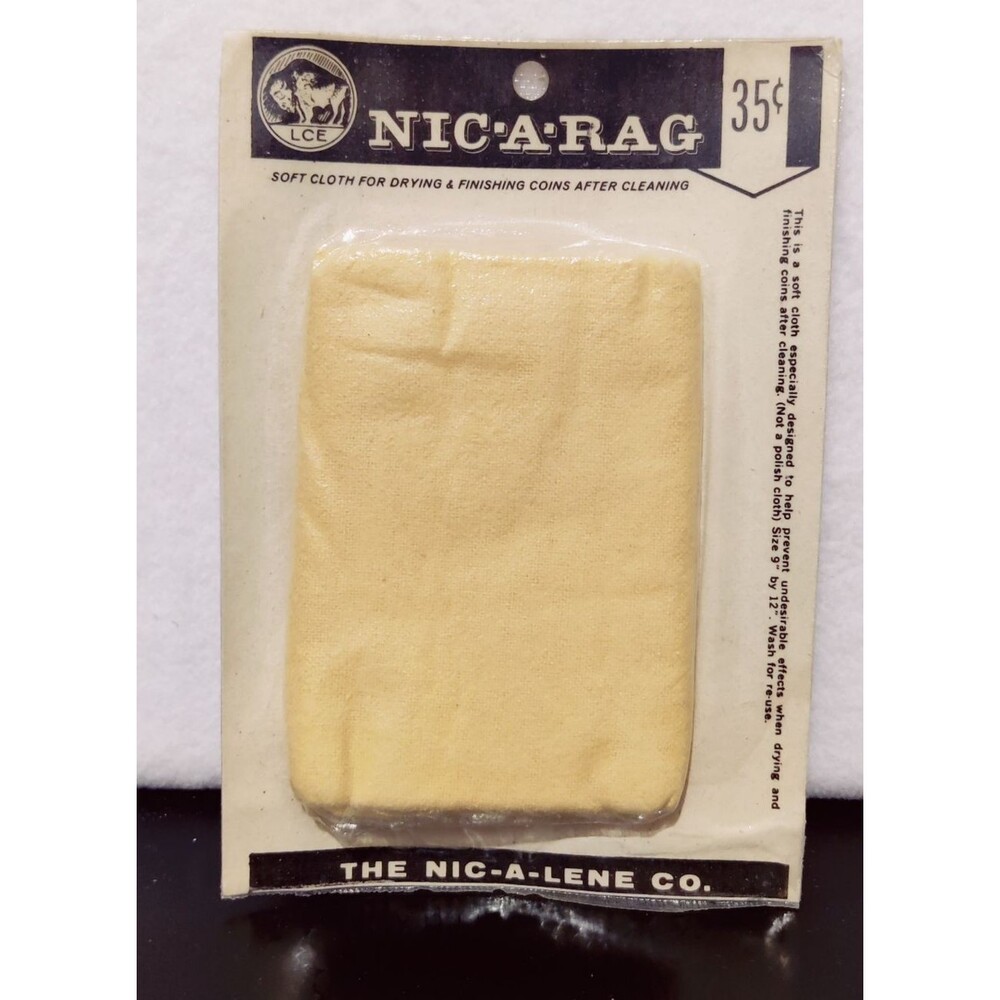 Coin Cleaning Cloth Nic A Rag Jewelry Cleaner Drying Rags Lot of 4